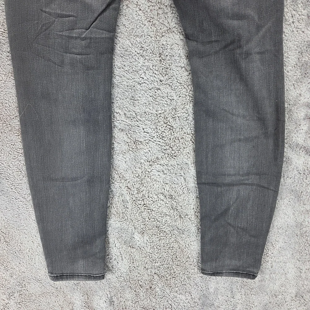 Diesel Jeans Mens 33x32 Gray Stickker Super Slim Skinny Stretch Zip Fly 0677I